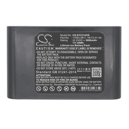 Replacement Battery for Dyson DC31 – Vacuum – 5000mAh / 22.2V