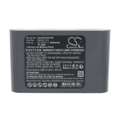 Replacement Battery for Dyson DC31 Animal – Vacuum – 2500mAh / 22.8V