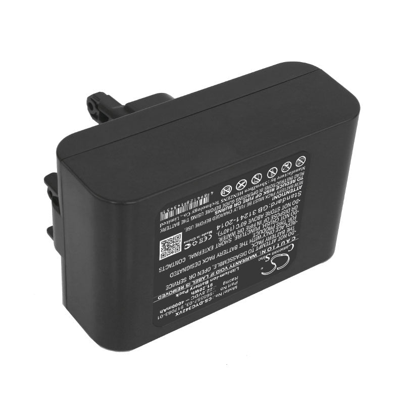 Replacement Battery for Dyson  DC31 Animal – Vacuum – 4000mAh / 91.20Wh / 22.8V