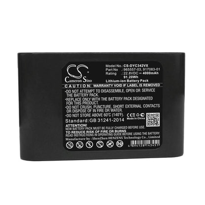Replacement Battery for Dyson DC31 Animal, DC35, DC34, DC44 – 4000mAh / 91.20Wh