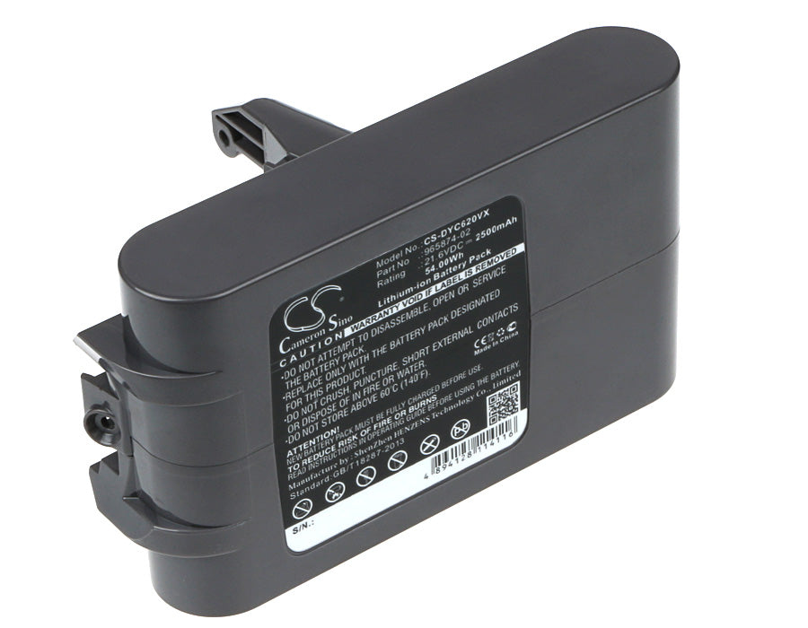 Replacement Battery for Dyson  Absolute – Vacuum – 2500mAh / 54.00Wh / 21.6V
