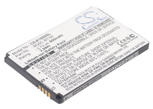 Replacement Battery for Motorola E1000 – Mobile, SmartPhone – 800mAh / 3.7V