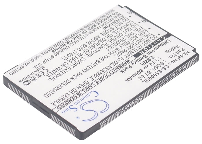 Replacement Battery for Motorola E1000 – Mobile, SmartPhone – 800mAh / 3.7V