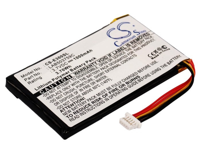 Replacement Battery for Toshiba Genio E300 – PDA, Pocket PC – 1000mAh / 3.7V