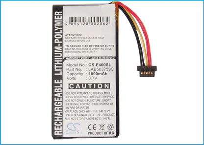 Replacement Battery for Toshiba E400 – PDA, Pocket PC – 1000mAh / 3.7V