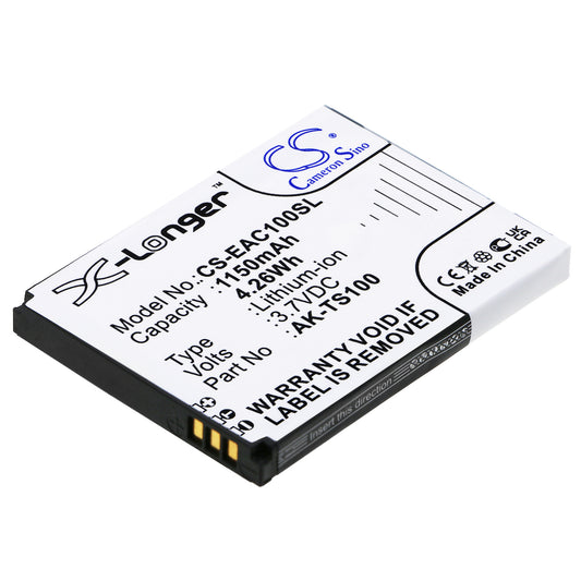 Replacement Battery for Emporia TELME TS100 – Mobile, SmartPhone – 1150mAh / 3.7V