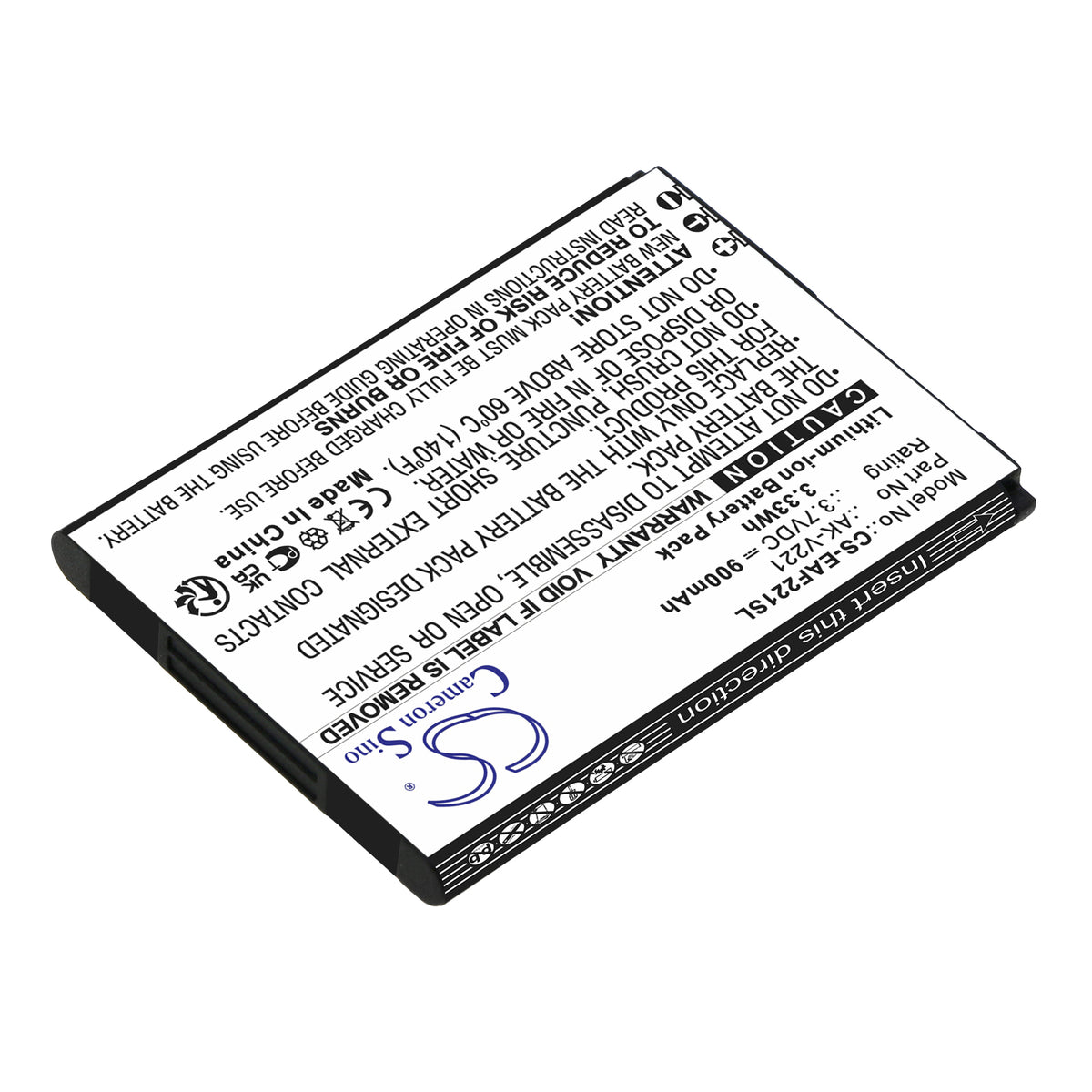 Replacement Battery for Emporia Active Glam – Mobile, SmartPhone – 900mAh / 3.7V