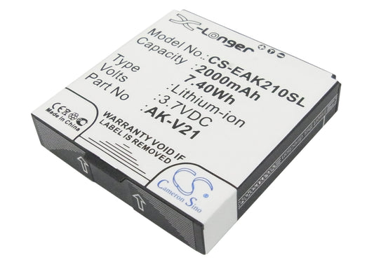 Replacement Battery for Emporia AK-V21 – Mobile, SmartPhone – 2000mAh / 3.7V