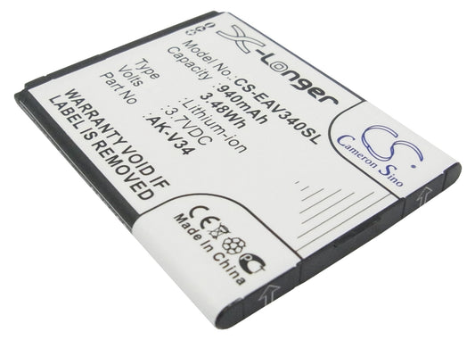 Replacement Battery for Emporia Glam – Mobile, SmartPhone – 940mAh / 3.7V