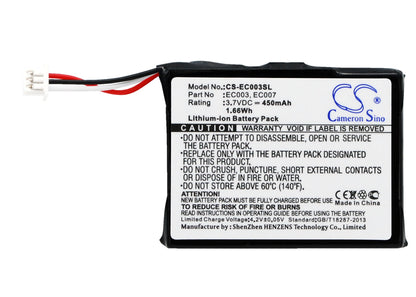 Replacement Battery for Apple iPOD Mini 4GB – Media Player – 450mAh / 3.7V