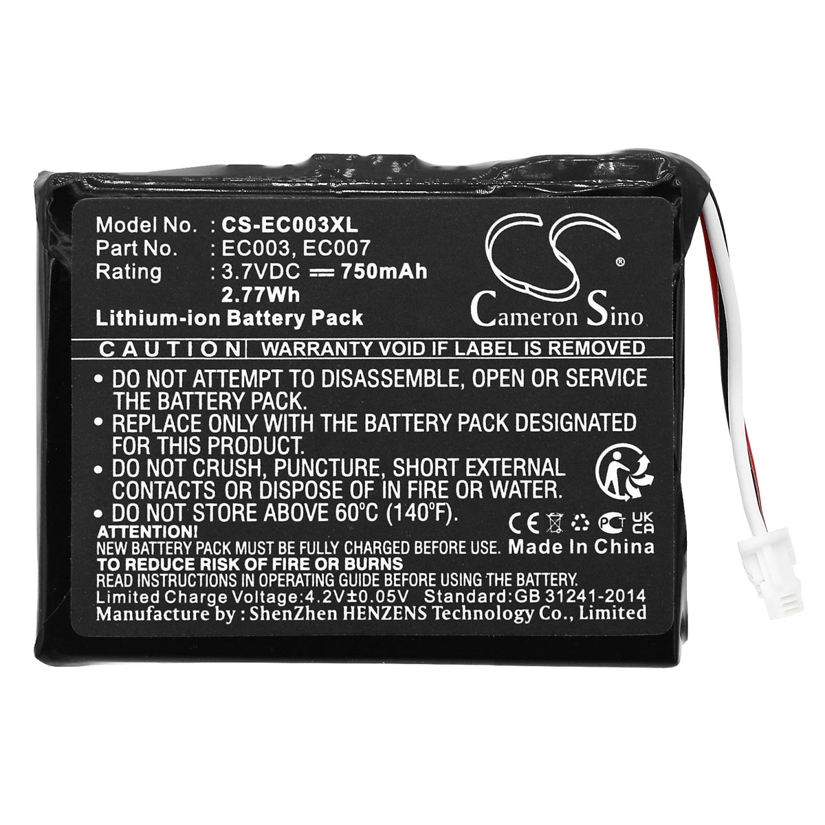 Replacement Battery for Apple iPOD Mini 4GB – Media Player – 750mAh / 3.7V