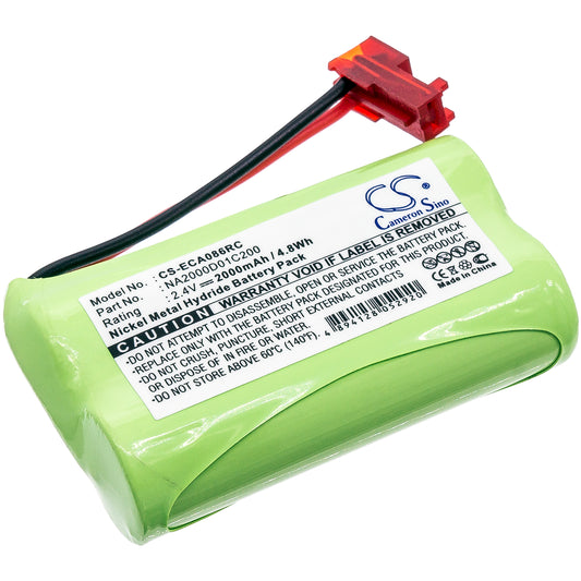 Replacement Battery for Earmuff Control VP EEHCVP AMFM – Remote Control – 2000mAh / 2.4V