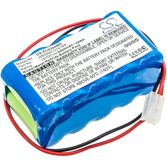 Replacement Battery for Cardipia | Biocare 800C – Medical – 2000mAh / 12V