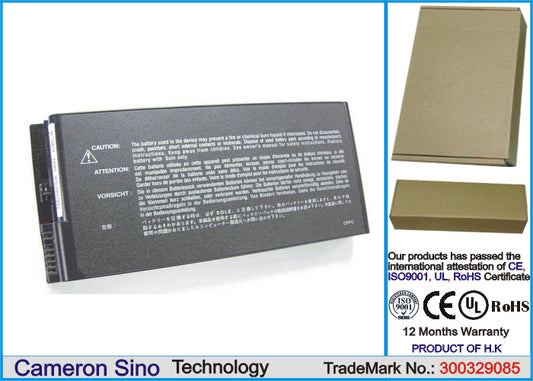 Replacement Battery for MAXTECH | Yakumo | WinBook | NorthStar | ECS 799 – Notebook, Laptop – 4400mAh / 14.8V