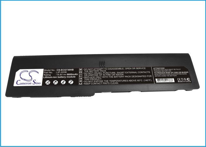 Replacement Battery for ECS G730 – Notebook, Laptop – 6600mAh / 14.8V - image 5