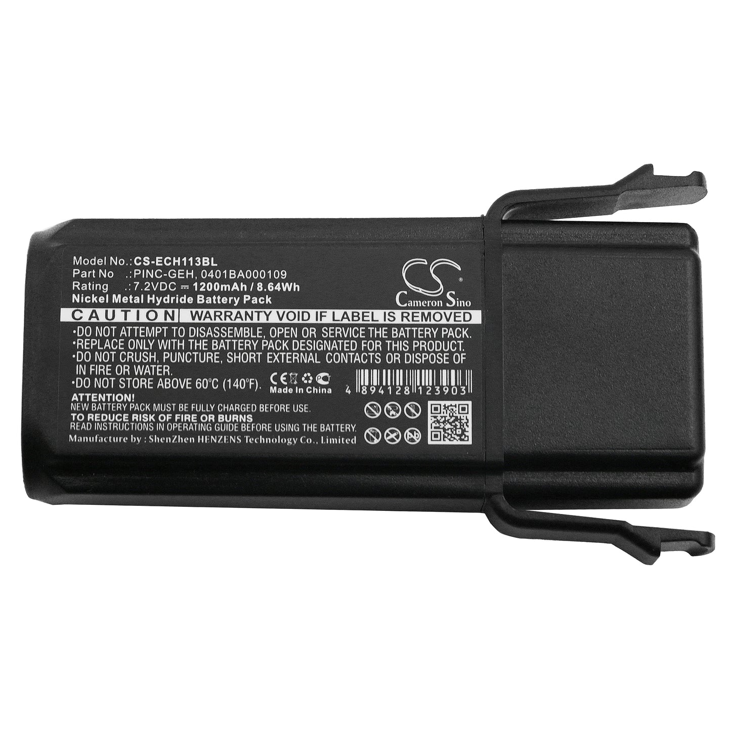 Replacement Battery for ELCA CONTROL-GEH-A – Crane Remote Control – 1200mAh / 7.2V - image 3