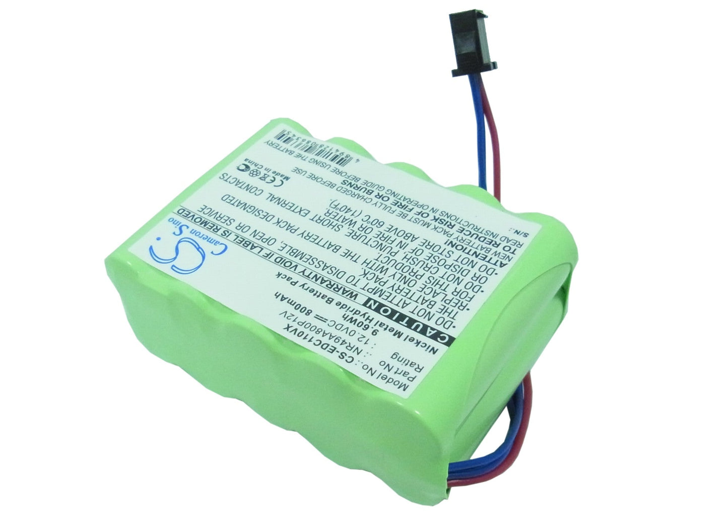 Replacement Battery for Ecovacs  Deebot CEN30 – Vacuum – 800mAh / 9.60Wh / 12.0V