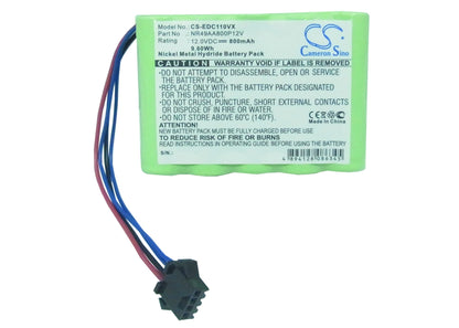 Replacement Battery for Ecovacs  Deebot CEN30 – Vacuum – 800mAh / 9.60Wh / 12.0V