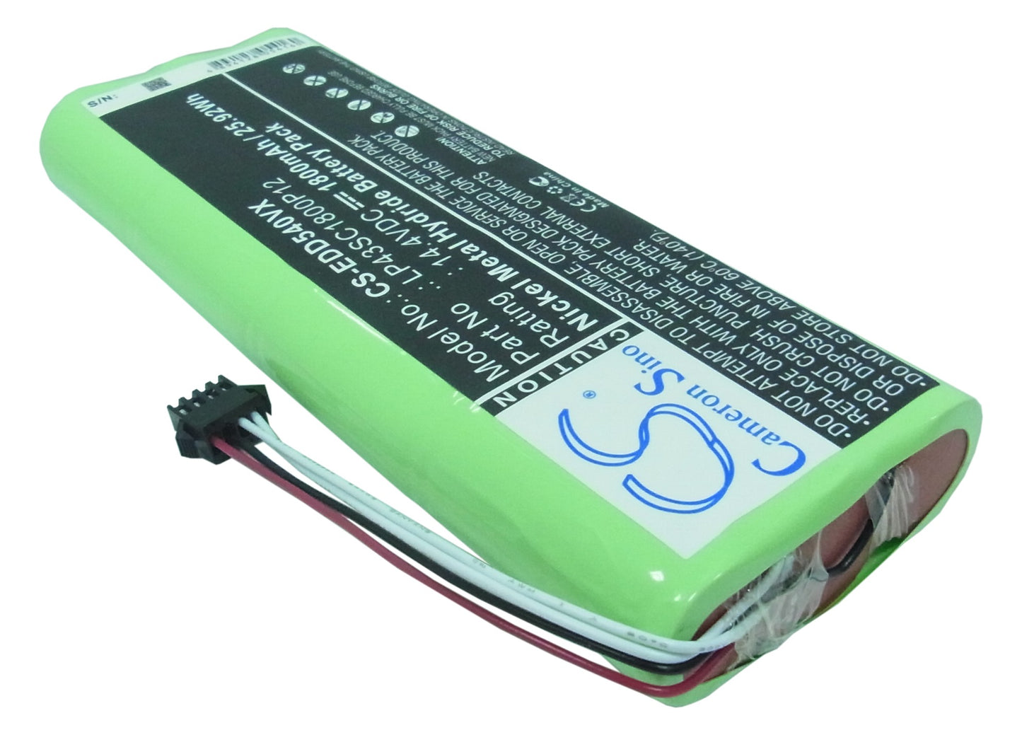 Replacement Battery for Ecovacs Deebot D35, Deebot D523, Deebot D54, – 1800mAh / 25.92Wh