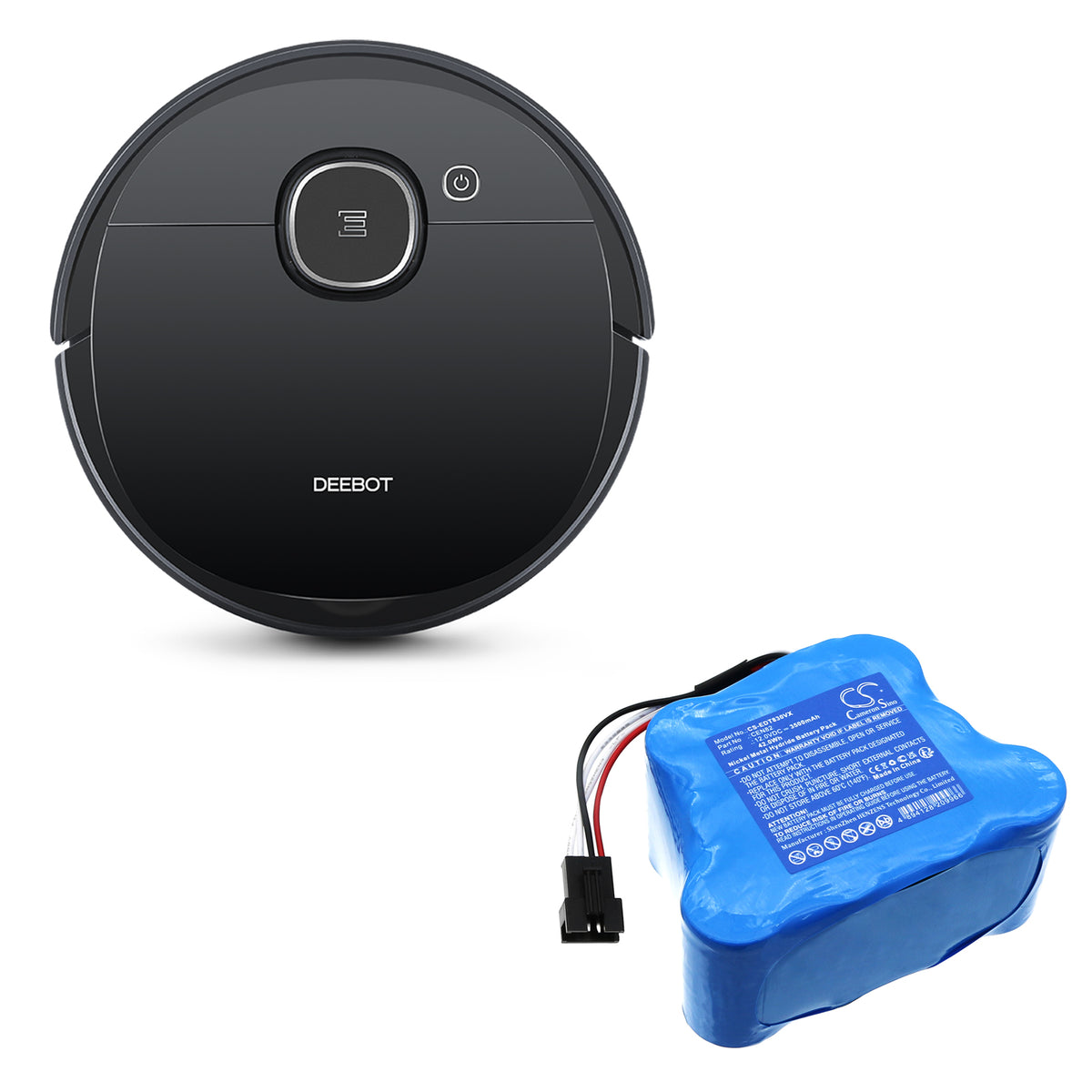 Replacement Battery for Ecovacs Deebot 830 – Vacuum – 3500mAh / 12V