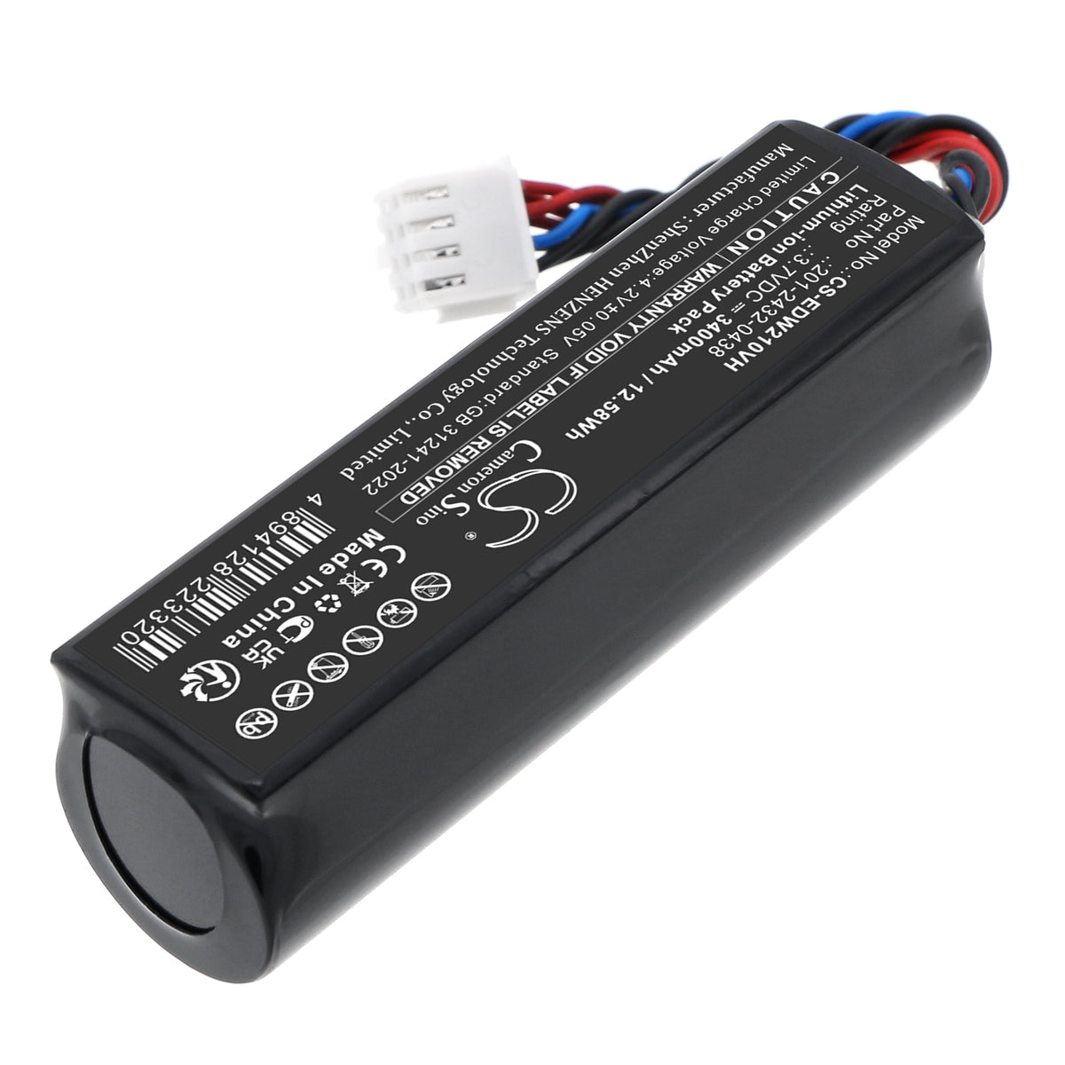 Replacement Battery for Ecovacs Winbot Mini – Vacuum – 3400mAh / 3.7V