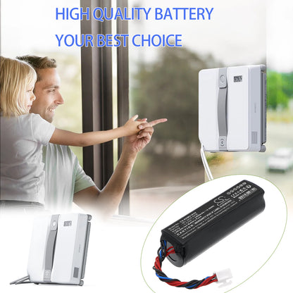 Replacement Battery for Ecovacs Winbot Mini – Vacuum – 3400mAh / 3.7V