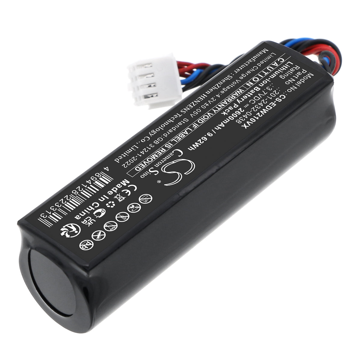 Replacement Battery for Ecovacs Winbot Mini – Vacuum – 2600mAh / 3.7V