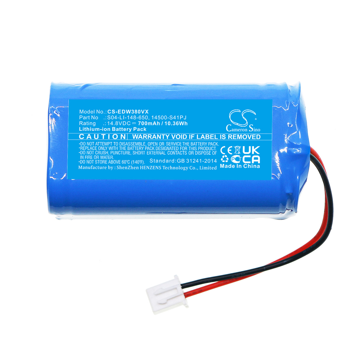 Replacement Battery for Ecovacs Winbot W830 – Vacuum – 700mAh / 14.8V