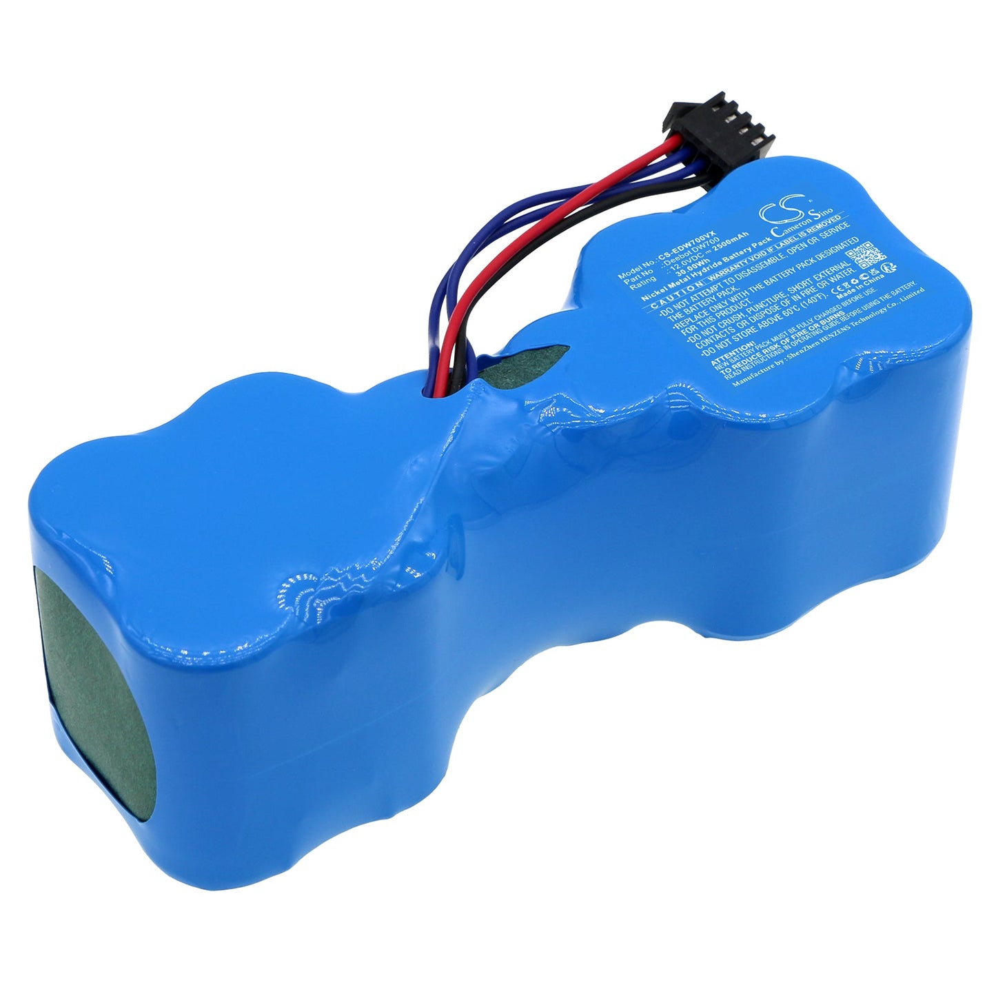 Replacement Battery for Ecovacs  Deebot 300 – Vacuum – 2500mAh / 30.00Wh / 12.0V