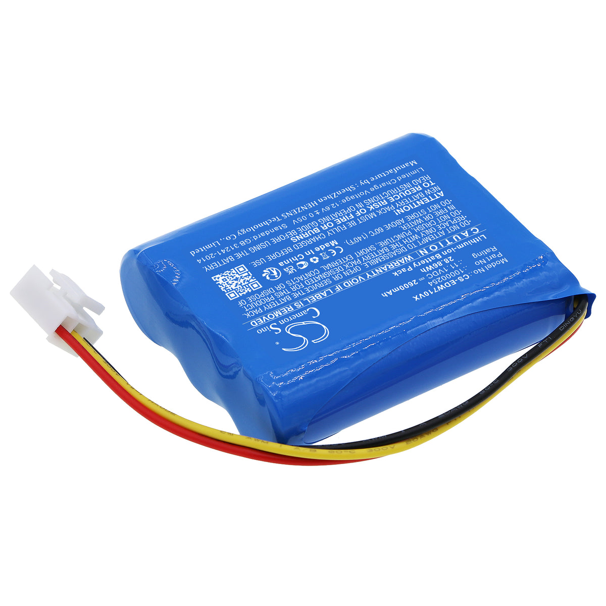 Replacement Battery for Ecovacs Winbot W733 – Vacuum – 2600mAh / 11.1V