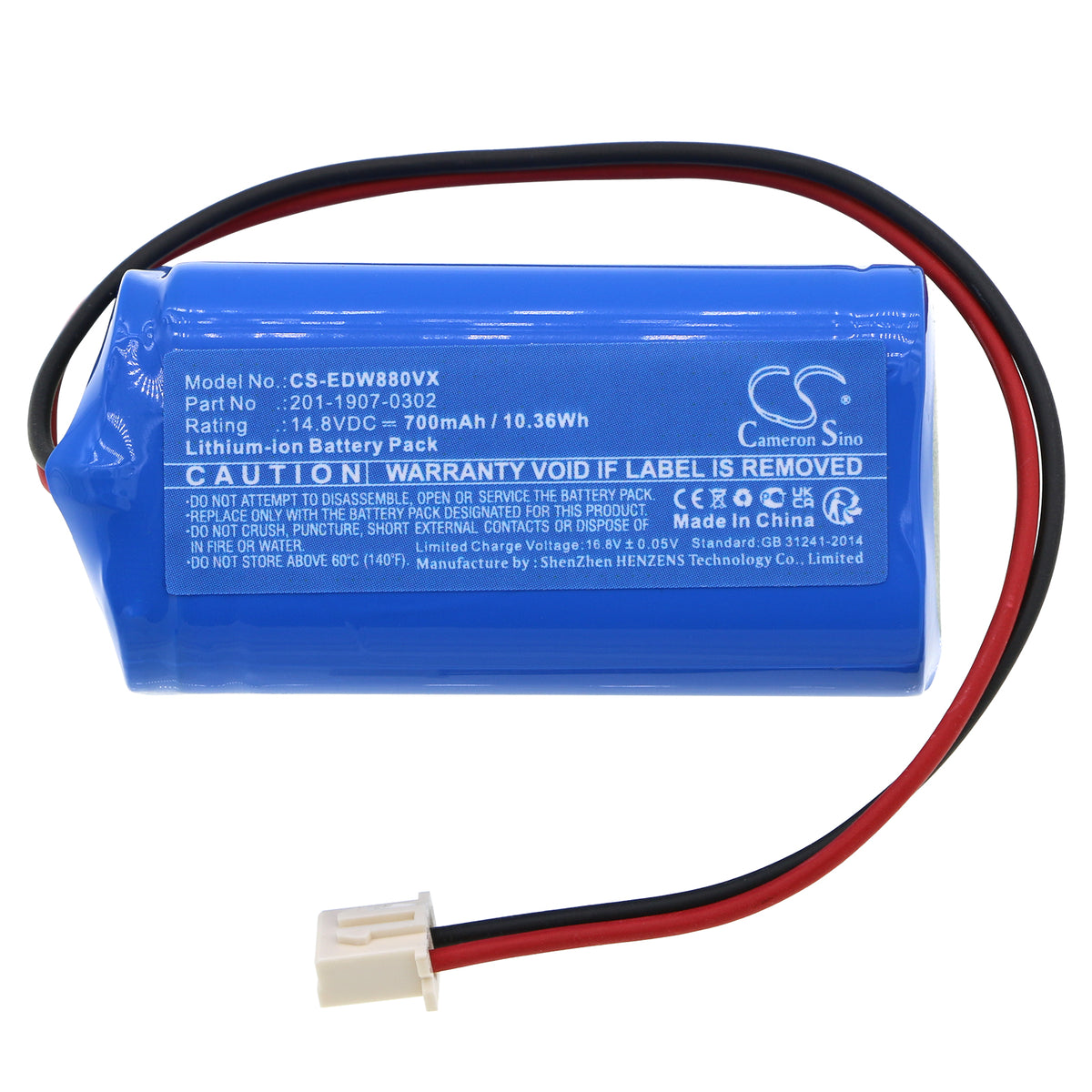 Replacement Battery for Ecovacs W1 Pro – Vacuum – 700mAh / 14.8V