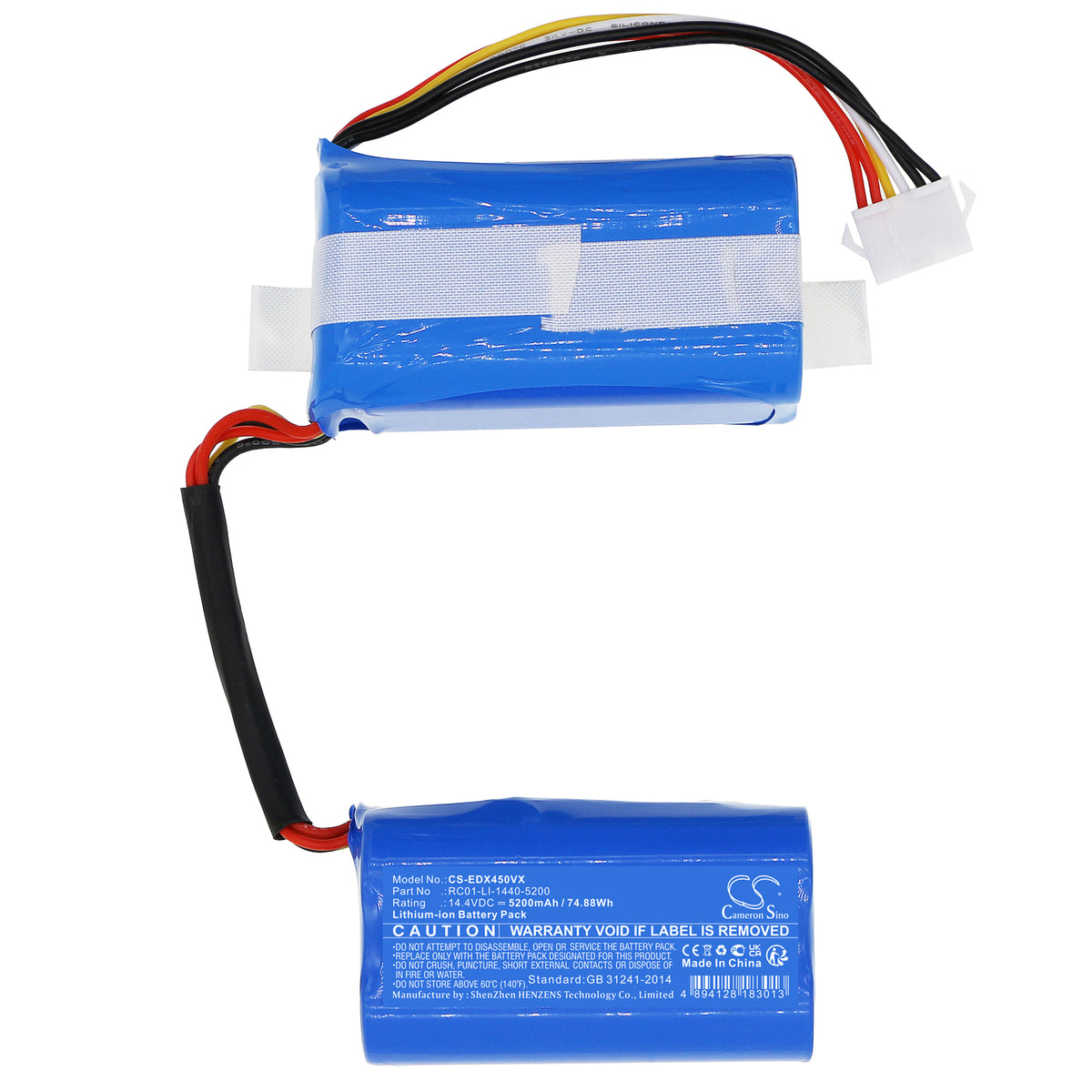 Replacement Battery for Ecovacs | Yeedi DVX45 – Vacuum – 5200mAh / 14.4V