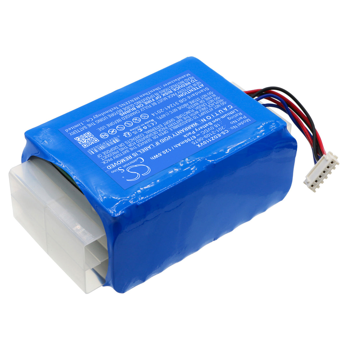 Replacement Battery for Ecovacs AZ1 – Vacuum – 6700mAh / 18V