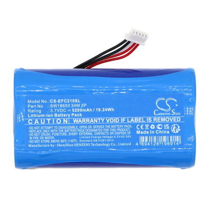 Replacement Battery for Eufy 2C Pro indoor Camera – Home Security Camera – 5200mAh / 3.7V