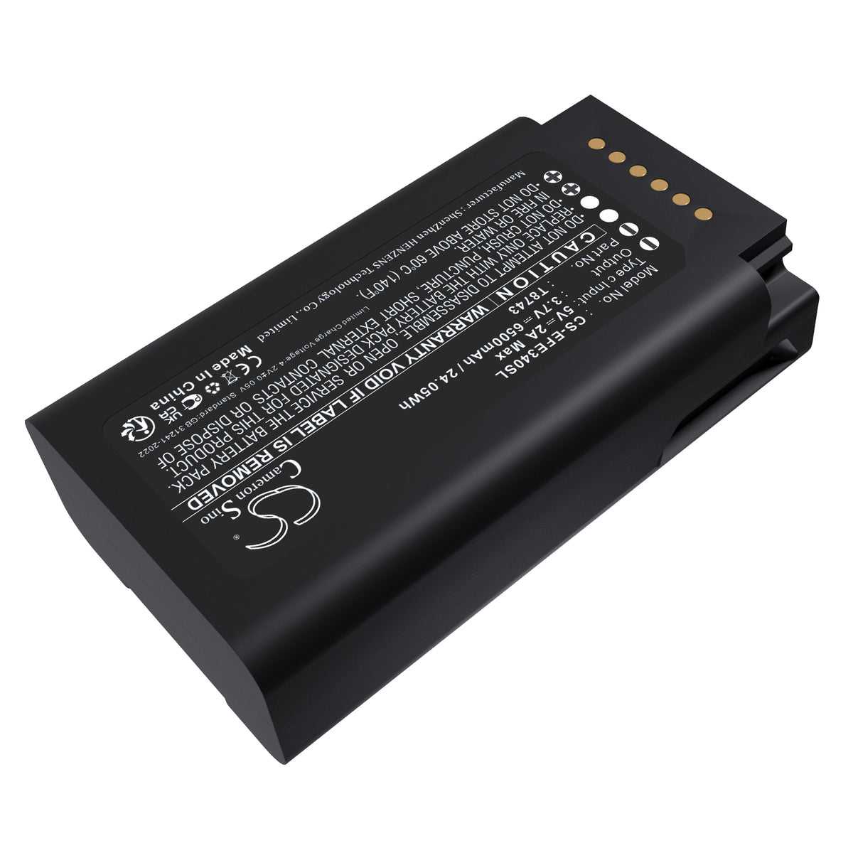 Replacement Battery for Eufy Video Doorbell E340 – Home Security Camera – 6500mAh / 3.7V