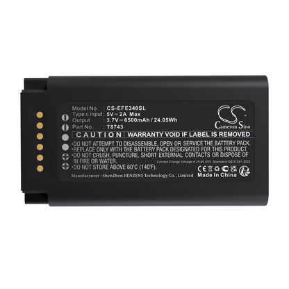 Replacement Battery for Eufy Video Doorbell E340 – Home Security Camera – 6500mAh / 3.7V