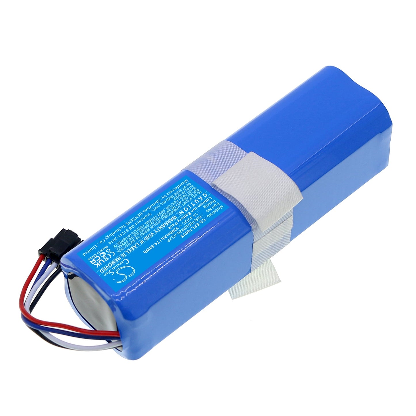 Replacement Battery for 360  S6 Pro – Vacuum – 5200mAh / 74.88Wh / 14.4V