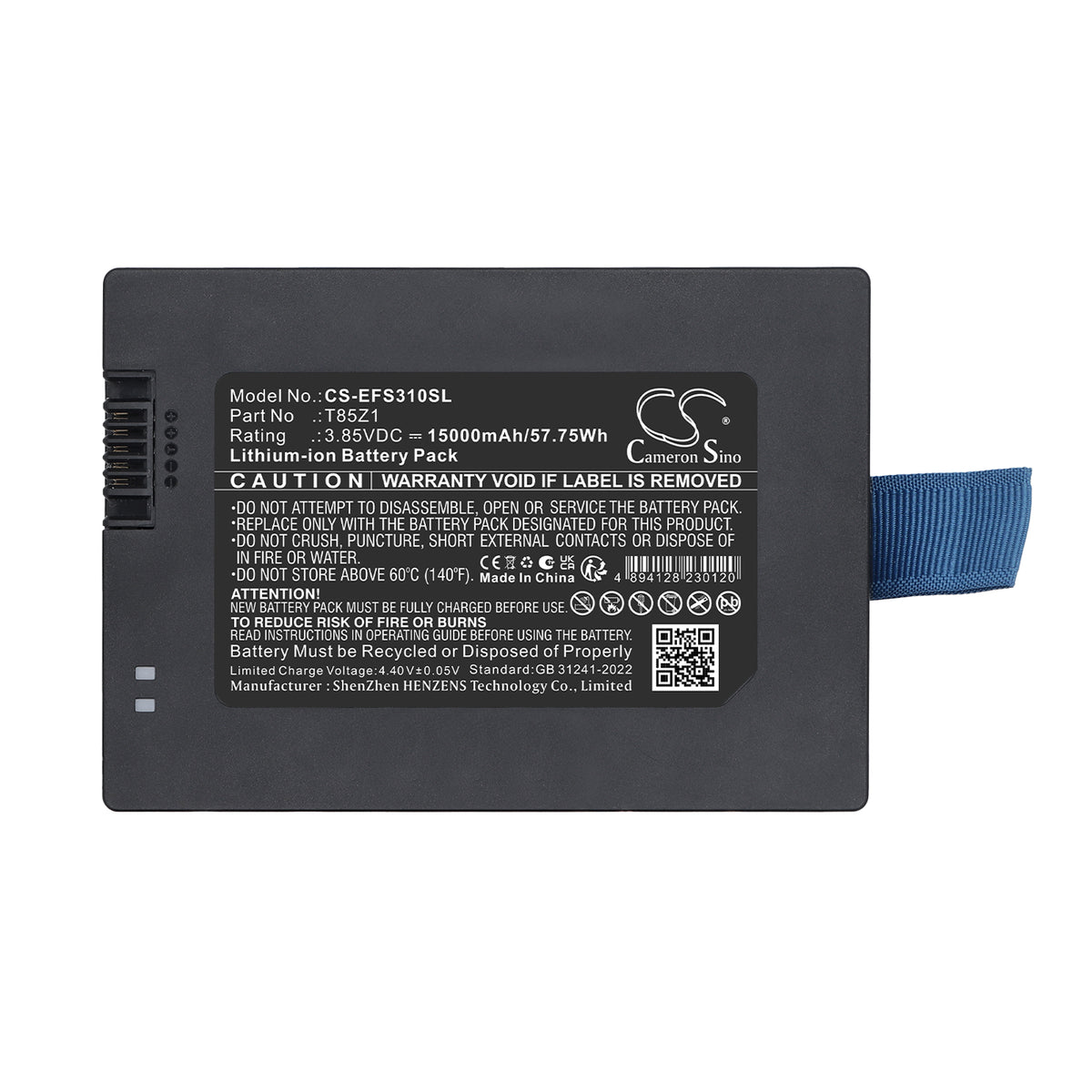 Replacement Battery for Eufy FamiLock S3 – Door Lock – 15000mAh / 3.85V
