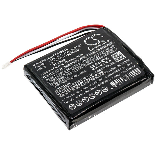 Replacement Battery for EXFO MAX-600 – Equipment, Survey, Test – 10000mAh / 3.7V
