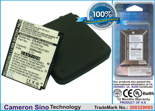Replacement Battery for Toshiba Portege G710 – PDA, Pocket PC – 2200mAh / 3.7V