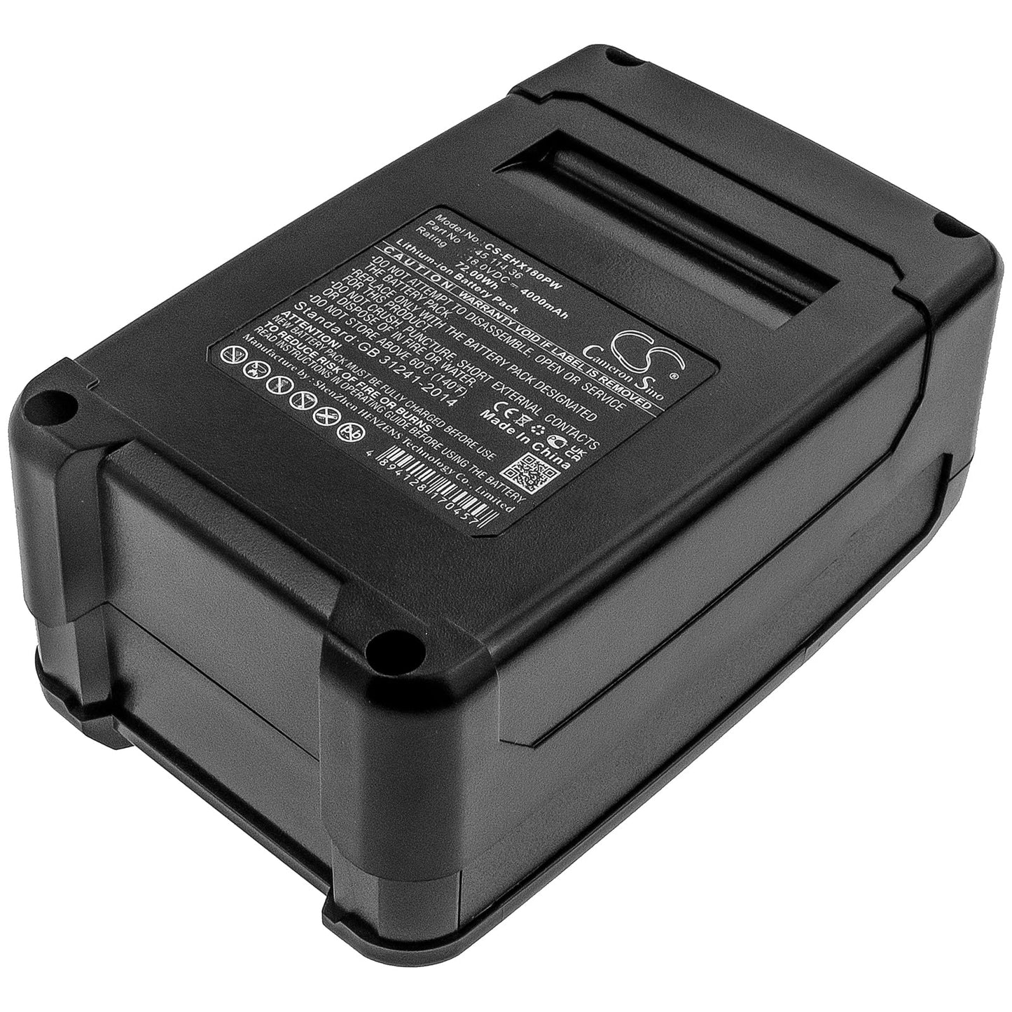 Replacement Battery for Einhell  4118907 – Power Tools – 4000mAh / 72.00Wh / 18.0V