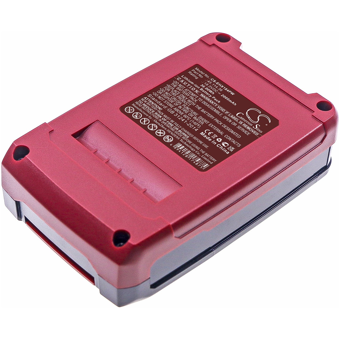 Replacement Battery for Einhell  4118907 – Power Tools – 2000mAh / 36.00Wh / 18.0V