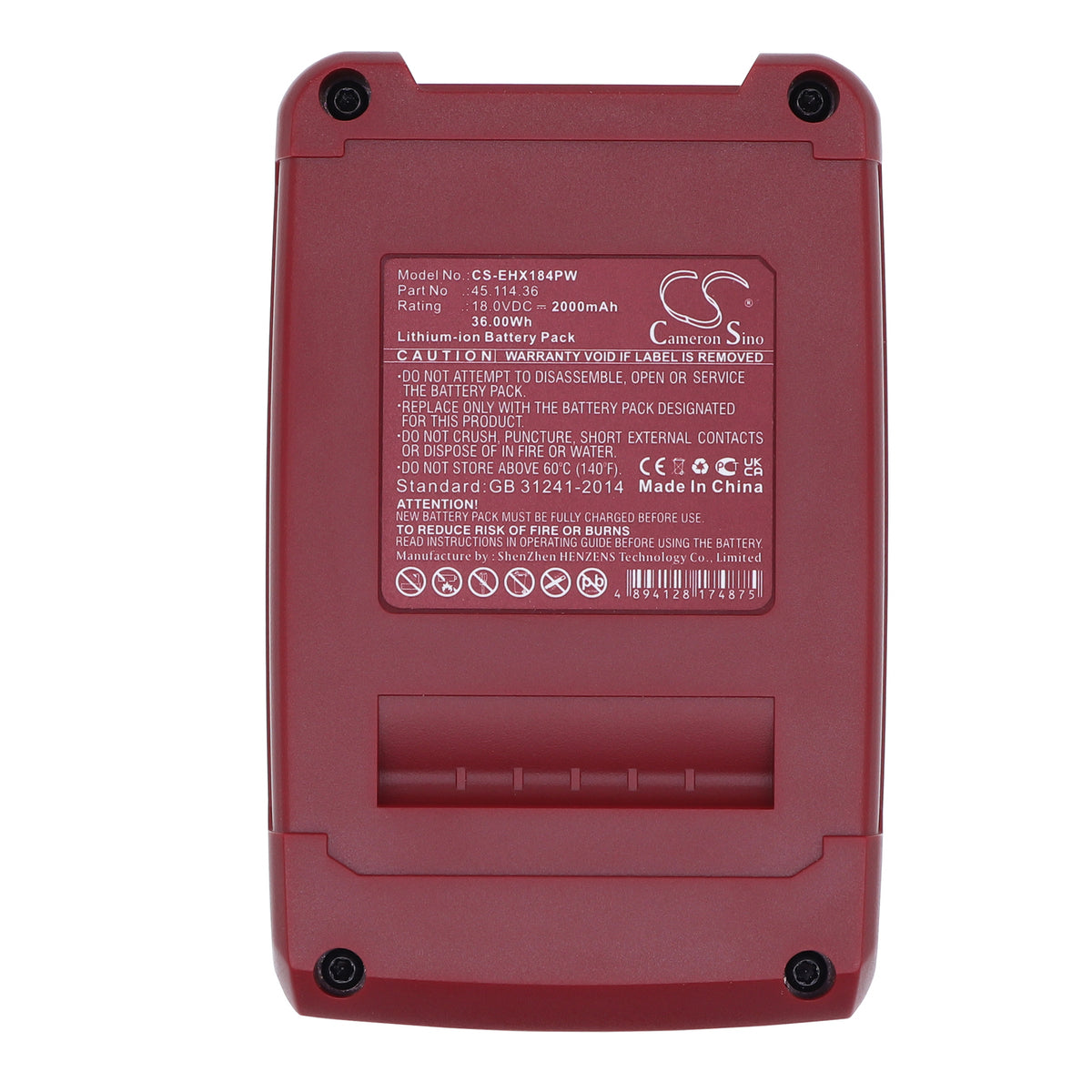Replacement Battery for Kraftixx | Einhell | Gardol KX-AHE 1820 Li Solo – Power Tool – 2000mAh / 18V