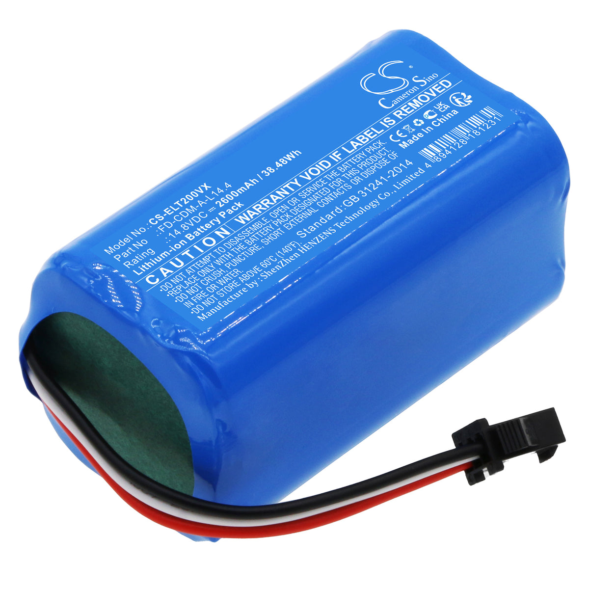 Replacement Battery for Dymosen | Elfbot C1 – Vacuum – 2600mAh / 14.8V