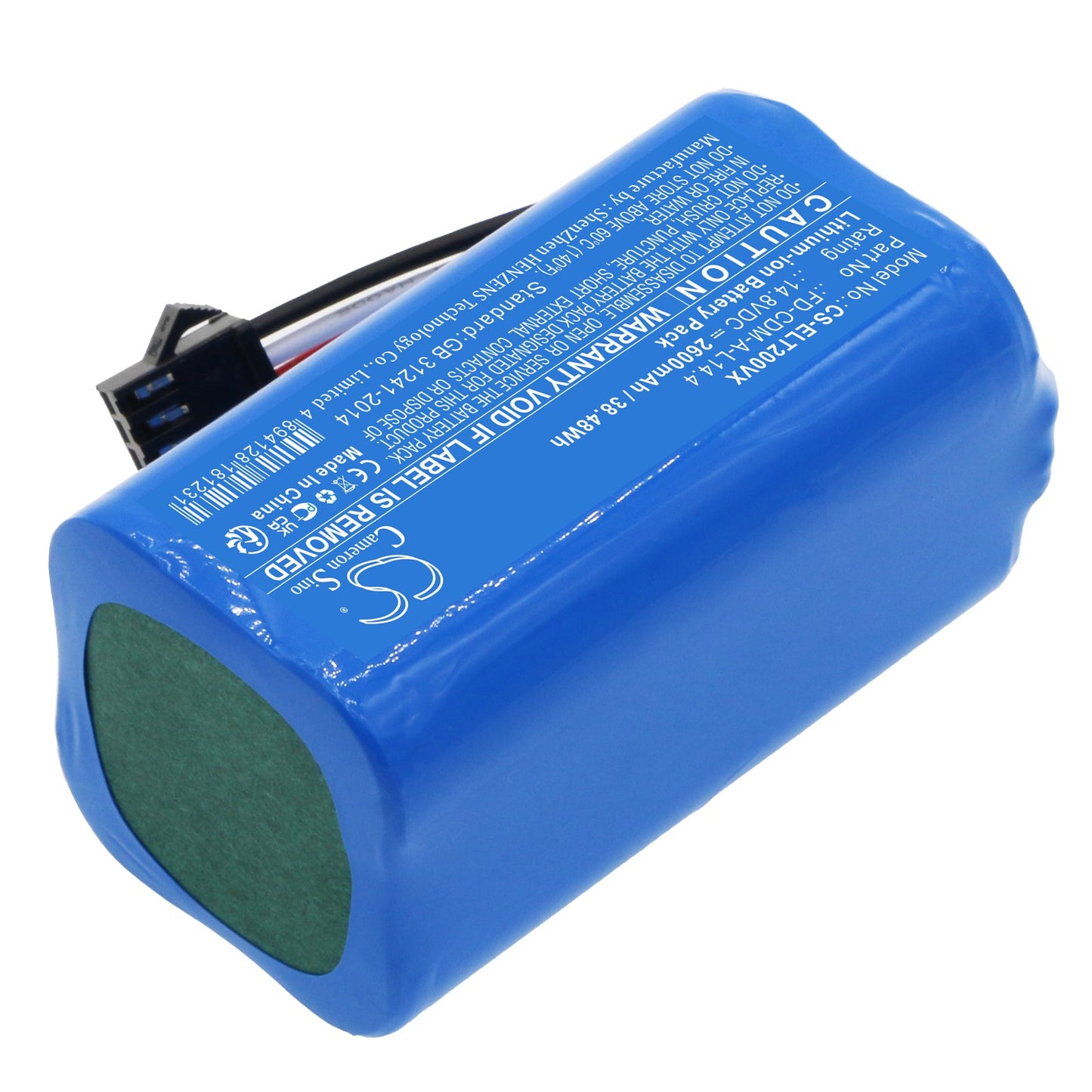 Replacement Battery for Dymosen  C1 – Vacuum – 2600mAh / 38.48Wh / 14.8V