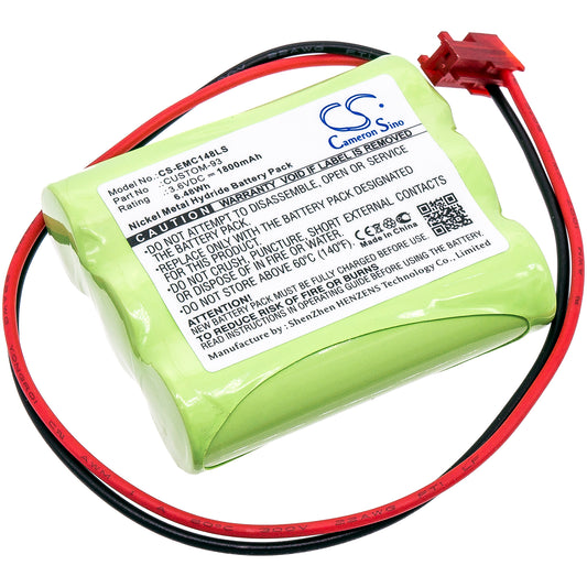 Replacement Battery for Cooper | Sure-Lite | Navilite | NavLite | Max Power LPZ70RWH – Emergency Lighting – 1800mAh / 3.6V