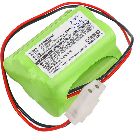 Replacement Battery for Aritech | Sanyo | Sharp | Schlumberger | GE | Prescolite | Lithonia 10050205 – Emergency Lighting – 2000mAh / 6V