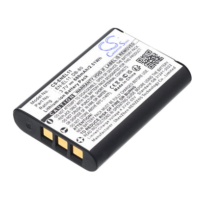 Replacement Battery for Sanyo | Pentax | Olympus | Ricoh | NiKon Xacti VPC-E10 – Camera – 680mAh / 3.7V