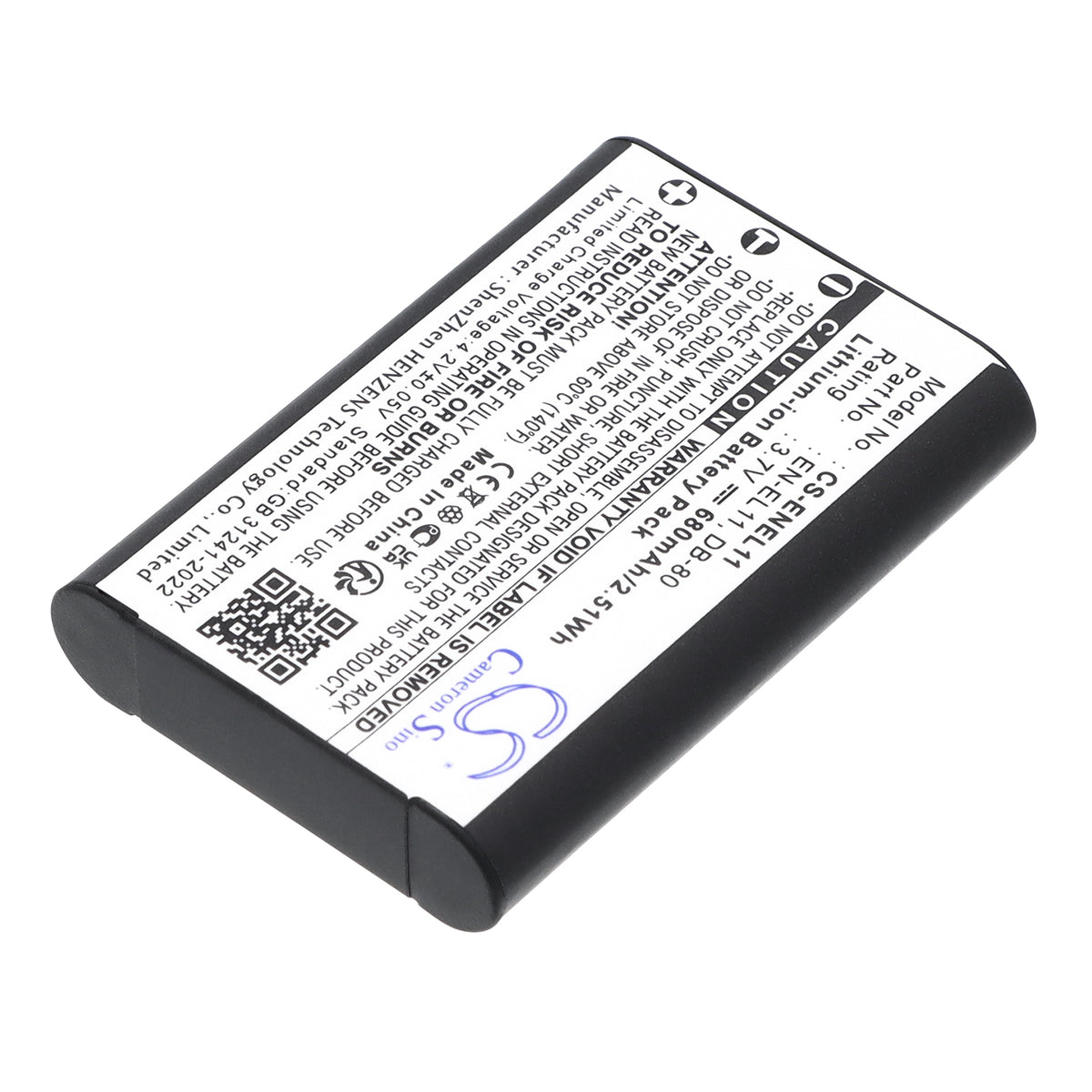 Replacement Battery for Sanyo | Pentax | Olympus | Ricoh | NiKon Xacti VPC-E10 – Camera – 680mAh / 3.7V