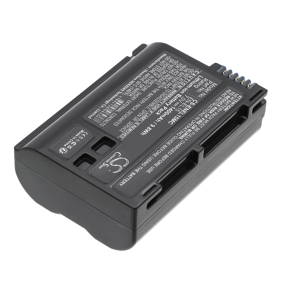 Replacement Battery for NiKon Coolpix D7000 – Camera – 1400mAh / 7V